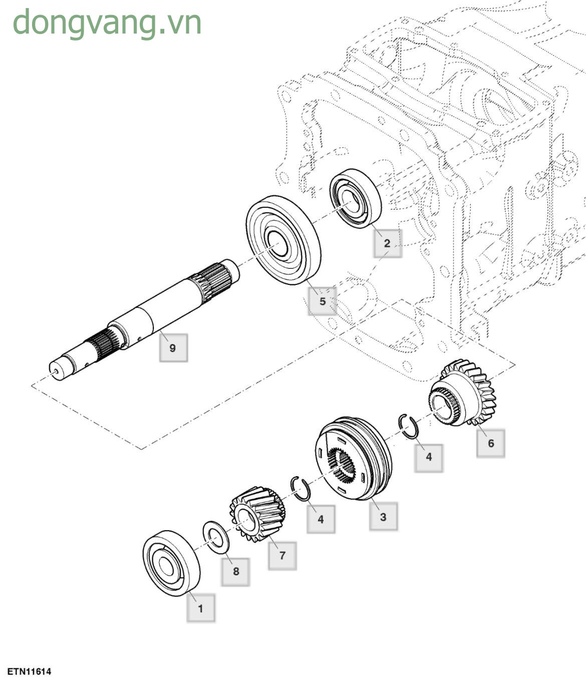 Counter Shaft - ST776641